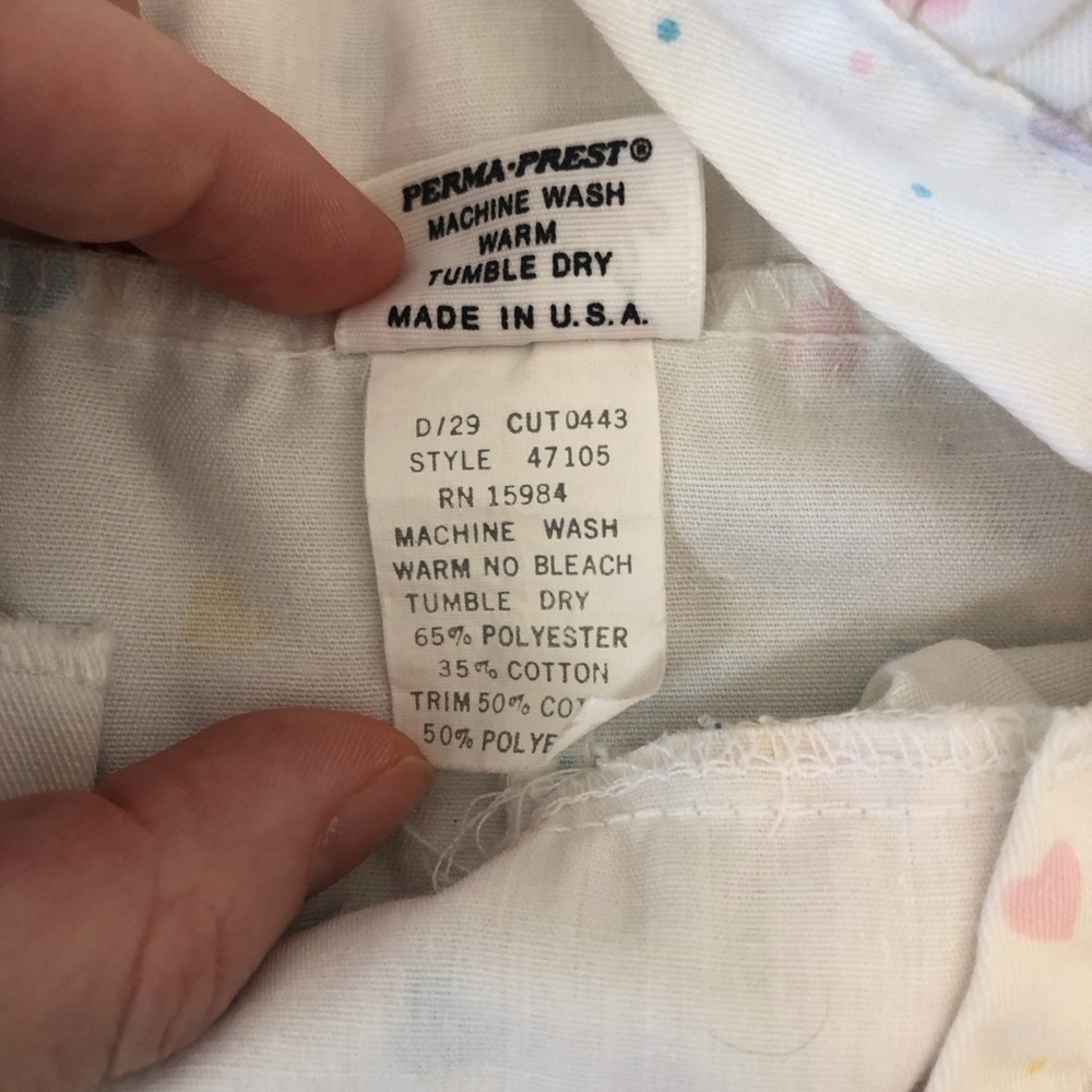 Vintage Winnie The Pooh Baby Romper Heart Print Made In USA Size M (28-32 Lbs) - Picture 5 of 11